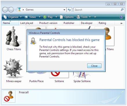 Games window